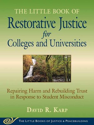 cover image of Little Book of Restorative Justice for Colleges and Universities